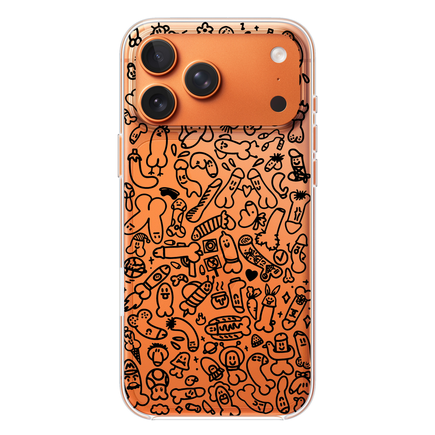 Silly Willies Phone Case - Black