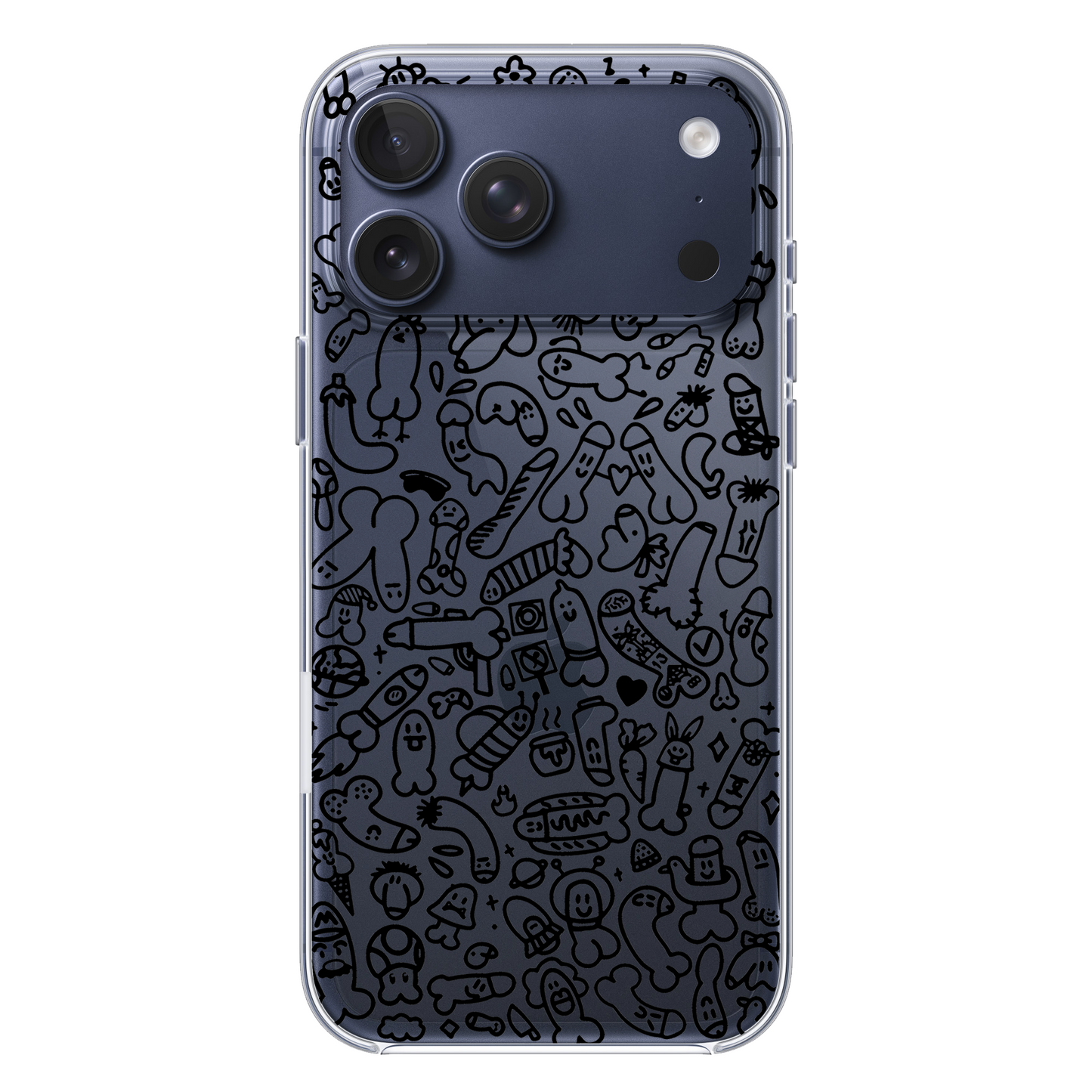 Silly Willies Phone Case - Black