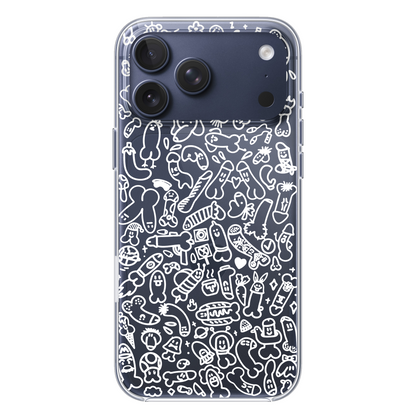 Silly Willies Phone Case - White