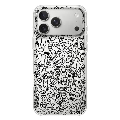 Silly Willies Phone Case - Black