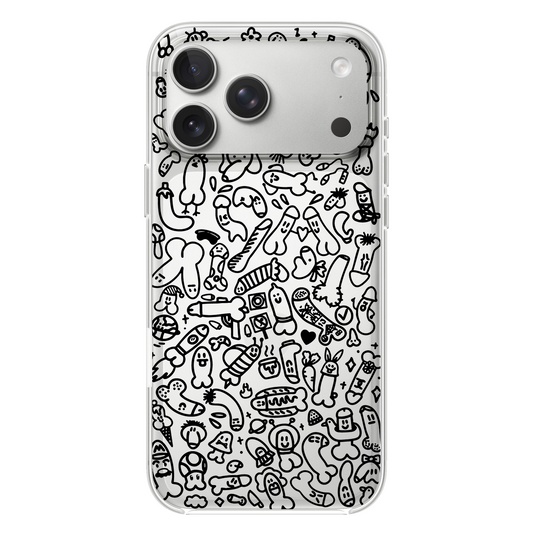 Silly Willies Phone Case - Black