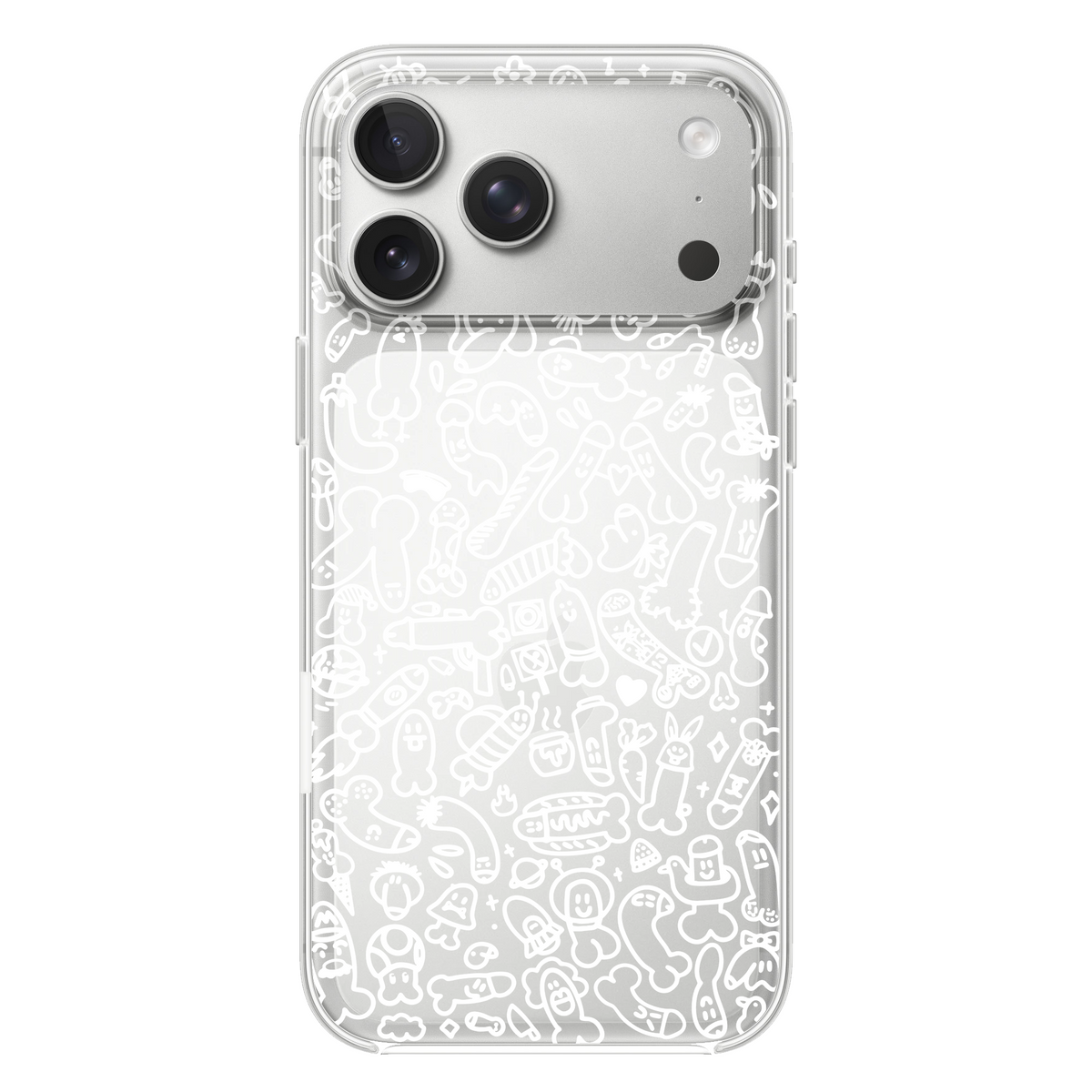 Silly Willies Phone Case - White